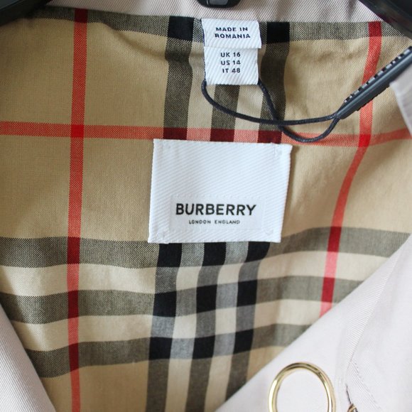 NWT Burberry Bodmin Macintosh Cotton Mid-length Jacket - Picture 6 of 16